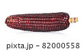 Purple corn (Siam Ruby Corn) isolated on white background 82000558