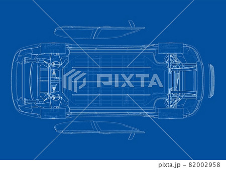 Assembling electric car. Vector Assembling electric car. Vector 82002958
