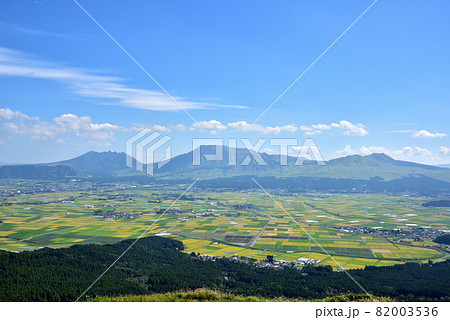 大観峰からの阿蘇カルデラと阿蘇五岳 阿蘇五岳釈迦涅槃像 阿蘇カルデラ風景 大観峰からの阿蘇カルデラと阿蘇五岳 阿蘇五岳釈迦涅槃像 阿蘇カルデラ風景 82003536