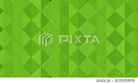 Abstract geometric background. Triangular pixelation. Mosaic, green gradient. 82009909