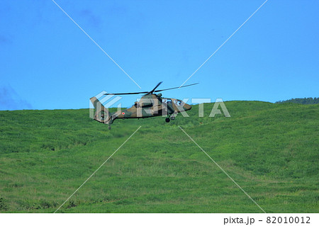 自衛隊の観測ヘリコプター(OH-1 富士 総合火力演習 静岡県) 自衛隊の観測ヘリコプター(OH-1 富士 総合火力演習 静岡県) 82010012