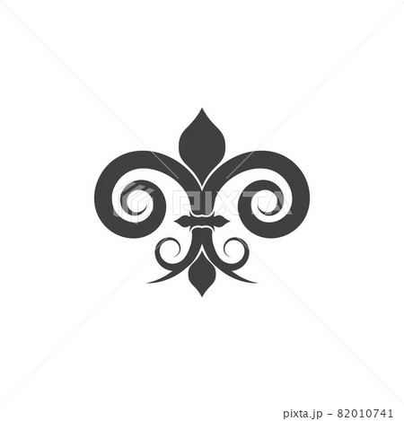Fleur de lis vector icon design Fleur de lis vector icon design 82010741