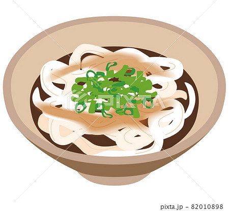 伊勢うどん うどん 日本食のイラスト素材 0108