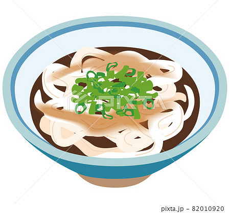 伊勢うどん うどん 日本食のイラスト素材 0109