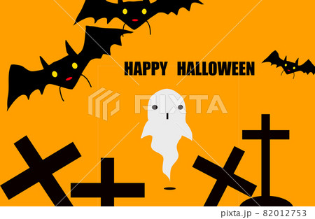 ハロウィン壁紙のイラスト素材