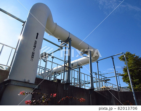 下水処理場の脱臭配管 82013706