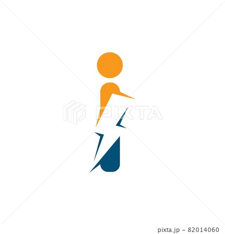 I letter thunder icon illustration vector design I letter thunder icon illustration vector design 82014060