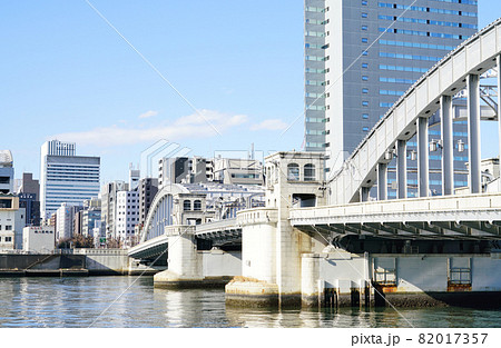 東京中央区の勝鬨橋 東京中央区の勝鬨橋 82017357