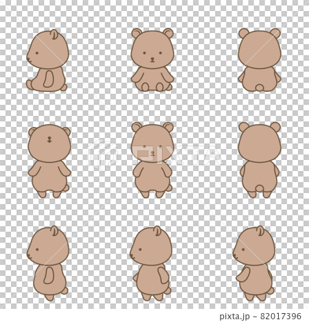クマのキャラクターセット 82017396