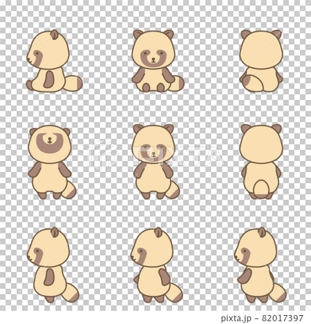 Tanuki character set Tanuki character set 82017397