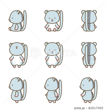 ヤマネのキャラクターセット 82017405