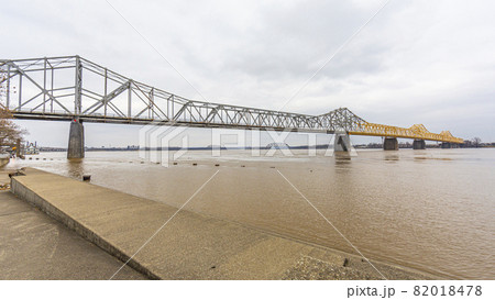 View on George Rogers Clark Memorial Bridge and Ohio river in Louisville during daytime View on George Rogers Clark Memorial Bridge and Ohio river in Louisville during daytime 82018478