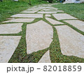 low view on old pavement European road 82018859