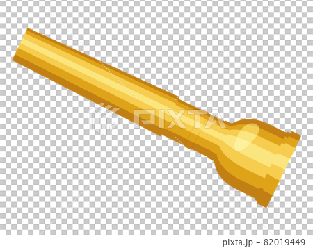 トランペットのマウスピースのイラストのイラスト素材