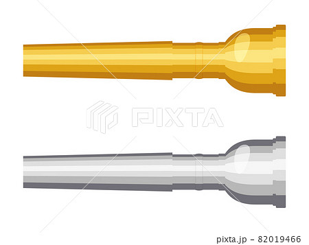 トランペットのマウスピースのイラストのイラスト素材