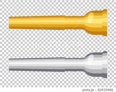 トランペットのマウスピースのイラストのイラスト素材