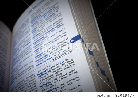 Thesaurus in an Oxford dictionary Thesaurus in an Oxford dictionary 82019477
