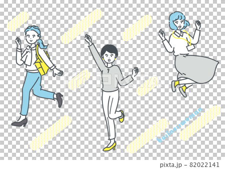 職業女性形象插畫素材集 職業女性形象插畫素材集 82022141