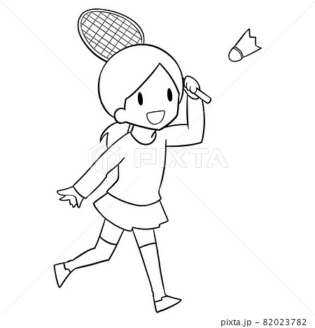 Badminton Drawing (easy)