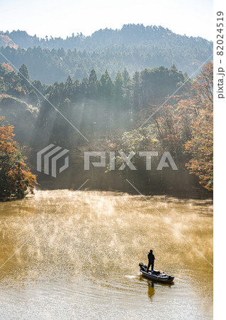 【千葉県 君津市】紅葉名所の亀山湖 【千葉県 君津市】紅葉名所の亀山湖 82024519