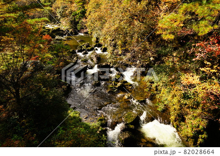北陸石川の景勝地、荒俣峡 82028664