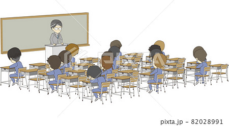 Classroom Dense Avoidance Stock Illustration 0291