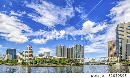 東京天王洲アイルの都市風景 82030393