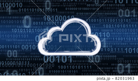 デジタルデータとクラウドコンピューティングのコンセプトイメージ 82031963