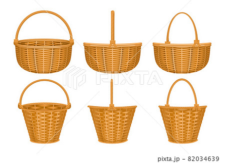 Basket Icon Set Composition 82034639