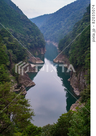 瀞八丁の光景　和歌山県東牟婁郡北山村 82035074