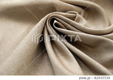 高級感あるドレープ　カーテン生地背景 82035530