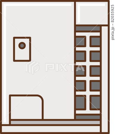 Illustration of air conditioner outdoor unit for buildings Illustration of air conditioner outdoor unit for buildings 82035925