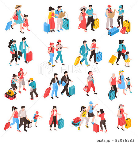 Travel People Icon Set 82036533
