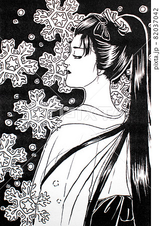 鷺娘　歌舞伎 82037042