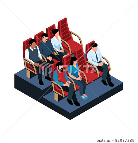 Cinema Hall Icon 82037239