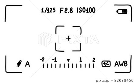 Camera viewfinder, screen. 82038456