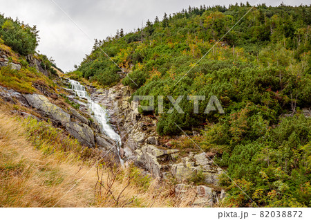 Lomiczka waterfall in Karkonosze mountains 82038872