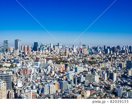 東京タワー・都市風景イメージ 82039155