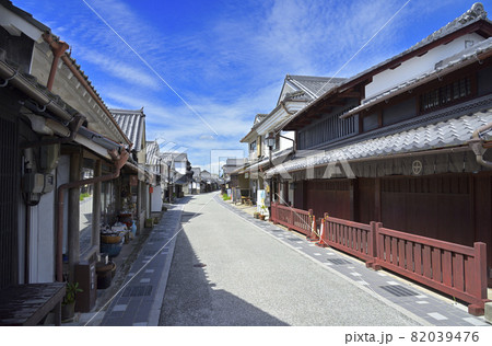 河原町妻入商家群の街並み(兵庫県丹波篠山市河原町) 河原町妻入商家群の街並み(兵庫県丹波篠山市河原町) 82039476