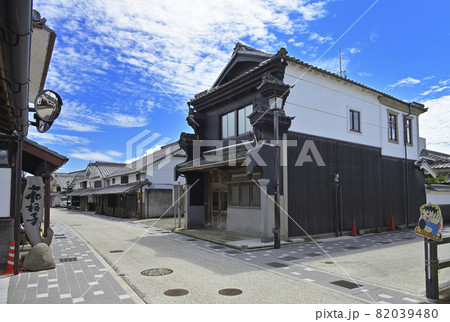 河原町妻入商家群の街並み(兵庫県丹波篠山市河原町) 河原町妻入商家群の街並み(兵庫県丹波篠山市河原町) 82039480