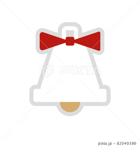 クリスマスベルのイラストのイラスト素材