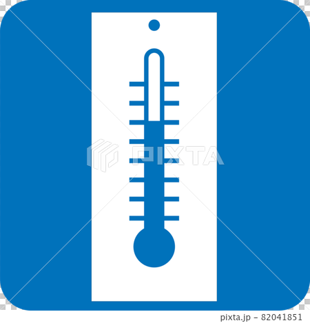 Thermometer pictogram 82041851