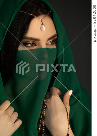 Beautiful Woman in Traditional Costume Beautiful Woman in Traditional Costume 82042609