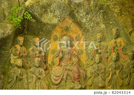 大分県臼杵石仏 臼杵磨崖仏 大分県臼杵石仏 臼杵磨崖仏 82043314