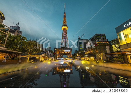 《愛知県》名古屋都市風景 名古屋栄の夜景 《愛知県》名古屋都市風景 名古屋栄の夜景 82043366