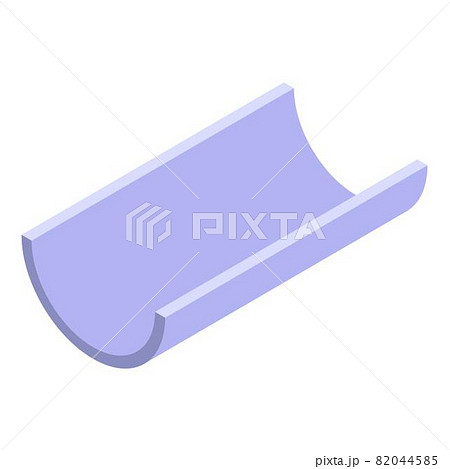Modern gutter icon, isometric style Modern gutter icon, isometric style 82044585