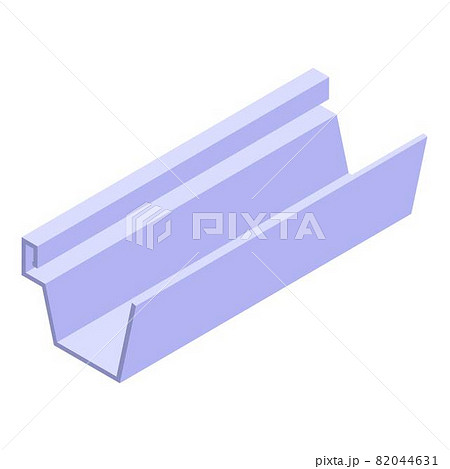 Repair gutter icon, isometric style Repair gutter icon, isometric style 82044631