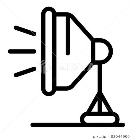 Active loudspeaker icon, outline style Active loudspeaker icon, outline style 82044900