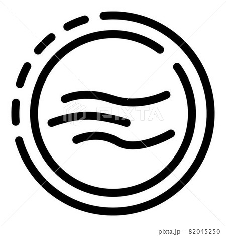 Body bending in a circle icon, outline style Body bending in a circle icon, outline style 82045250