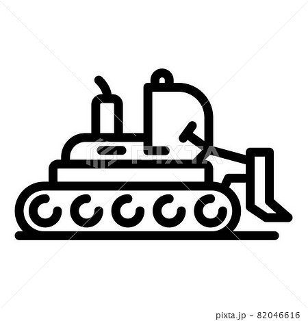 Caterpillar icon, outline style 82046616